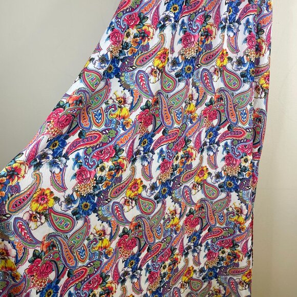 Aratta Silent Journey Womens Festival Maxi Dress Size S Hippie Boho Floral Flowy - Picture 3 of 16
